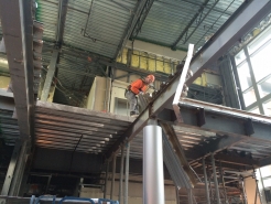 Demo Worker in Fall Protection